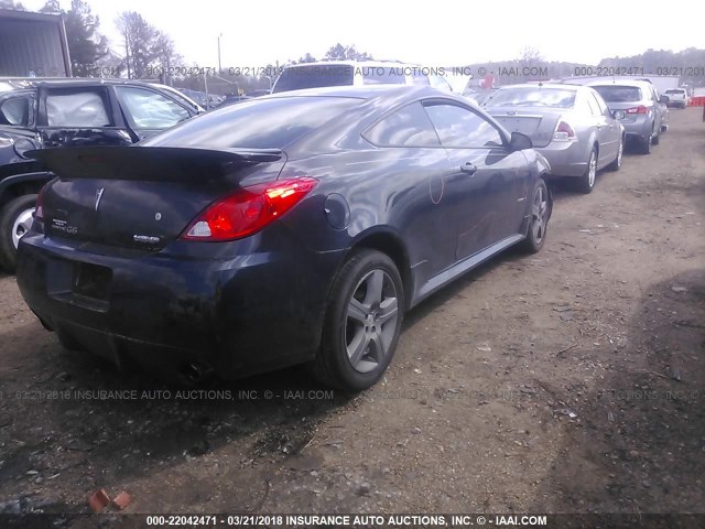 1G2ZM177684242532 - 2008 PONTIAC G6 GXP BLACK photo 4