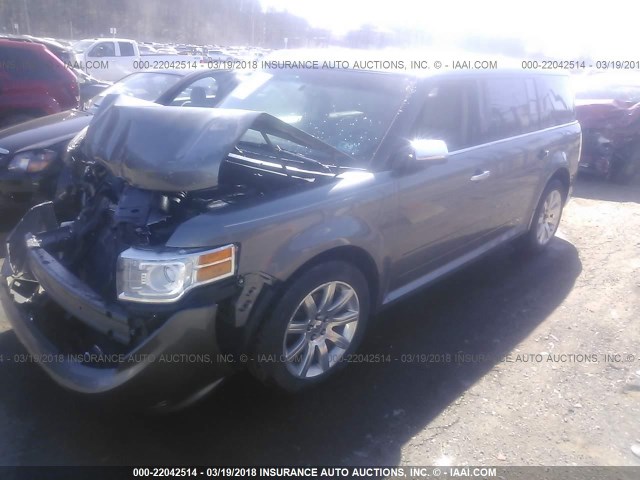 2FMEK63C69BB08686 - 2009 FORD FLEX LIMITED GRAY photo 2