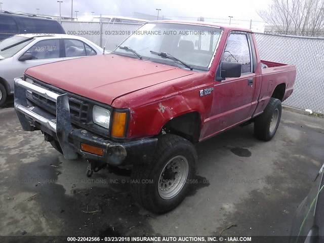 JB7FM24E3JP096702 - 1988 DODGE RAM 50 RED photo 2