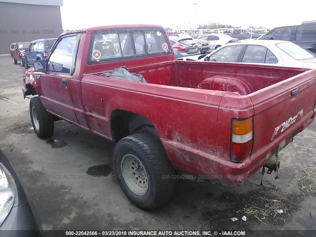 JB7FM24E3JP096702 - 1988 DODGE RAM 50 RED photo 3