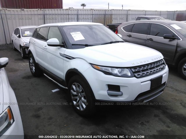 SALVN2BG4FH059567 - 2015 LAND ROVER RANGE ROVER EVOQU PURE WHITE photo 1