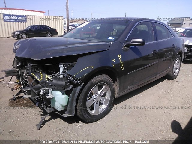 1G11B5SAXDF186269 - 2013 CHEVROLET MALIBU LS 灰色 照片 2