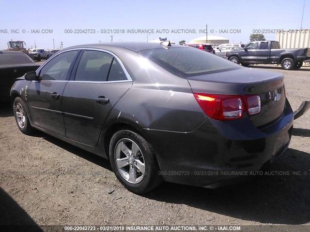 1G11B5SAXDF186269 - 2013 CHEVROLET MALIBU LS 灰色 照片 3