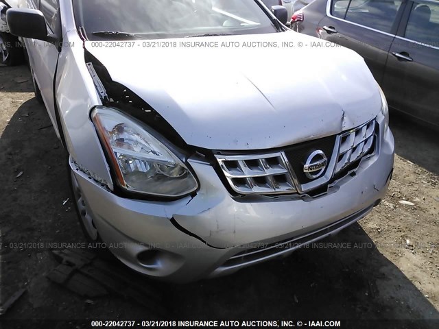 JN8AS5MV9BW678770 - 2011 NISSAN ROGUE S/SV/KROM SILVER photo 6