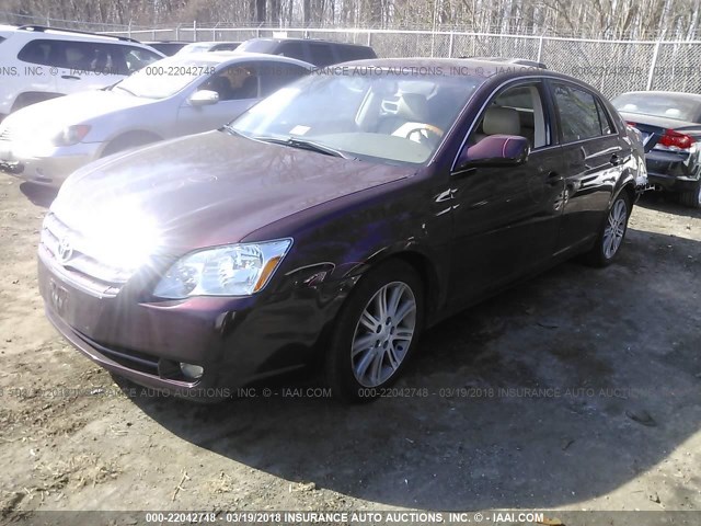 4T1BK36B55U047615 - 2005 TOYOTA AVALON XL/XLS/TOURING/LIMITED MAROON photo 2