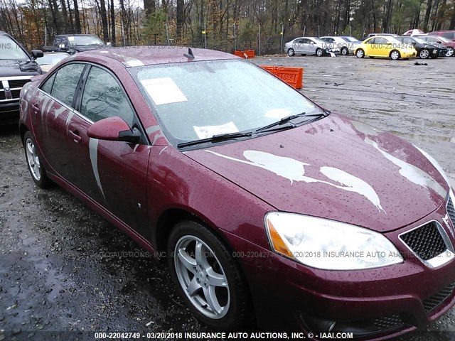 1G2ZJ57K194256571 - 2009 PONTIAC G6 RED photo 6