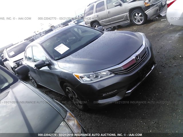 1HGCR2F83HA235284 - 2017 HONDA ACCORD EXL GRAY photo 1