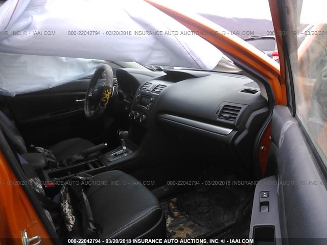 JF2GPAGCXE8285350 - 2014 SUBARU XV CROSSTREK 2.0 LIMITED ORANGE photo 5