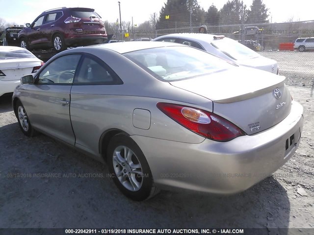 4T1CE38P35U546742 - 2005 TOYOTA CAMRY SOLARA SE/SLE კრემისფერი ფოტო 3