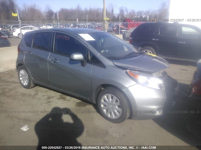 3N1CE2CP4EL375275 - 2014 NISSAN VERSA NOTE S/S PLUS/SV/SL GRAY photo 1