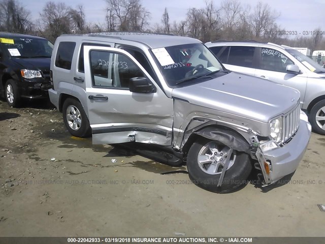 1J4PN2GK9BW504592 - 2011 JEEP LIBERTY SPORT SILVER photo 1