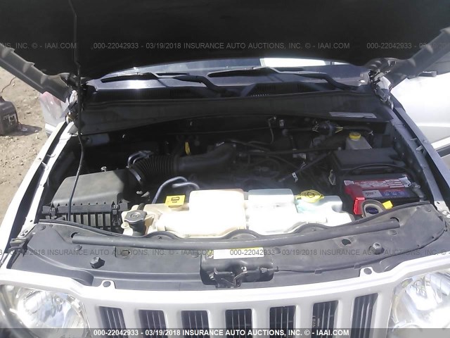 1J4PN2GK9BW504592 - 2011 JEEP LIBERTY SPORT 银色 照片 10