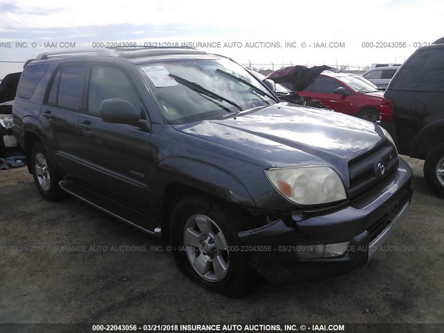 JTEZT17R530006109 - 2003 TOYOTA 4RUNNER LIMITED GRAY photo 1