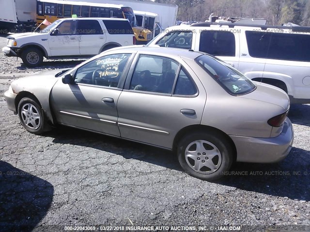 1G1JC524917125699 - 2001 CHEVROLET CAVALIER CNG GOLD photo 3