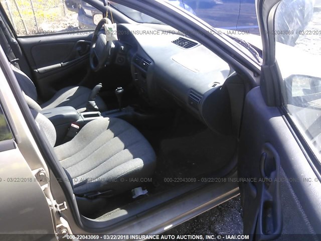 1G1JC524917125699 - 2001 CHEVROLET CAVALIER CNG GOLD photo 5