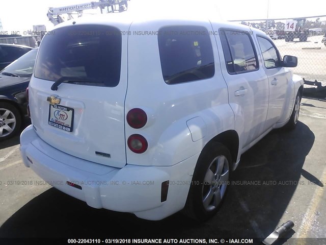3GNBAADB1AS585860 - 2010 CHEVROLET HHR LS WHITE photo 4