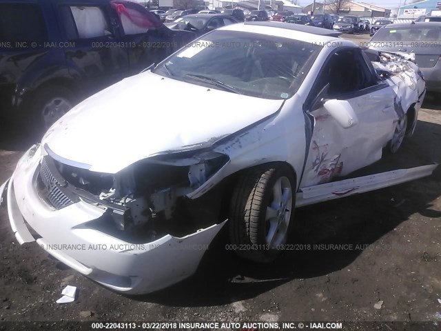 4T1CE38P96U726213 - 2006 TOYOTA CAMRY SOLARA SE/SLE WHITE photo 2