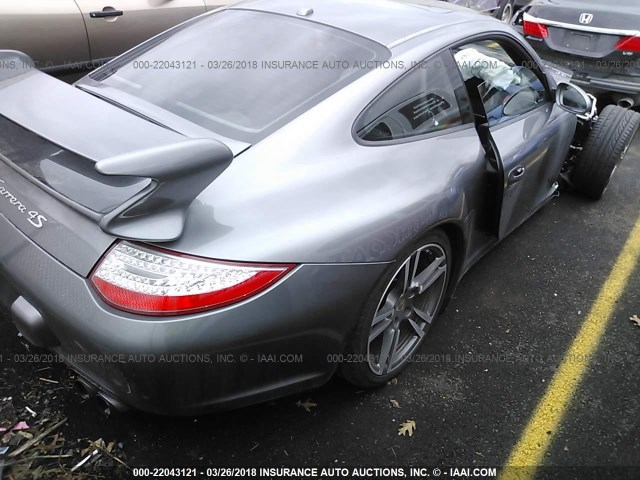 WP0AB2A98CS720081 - 2012 PORSCHE 911 CARRERA S/CARRERA 4S/GTS GRAY photo 4