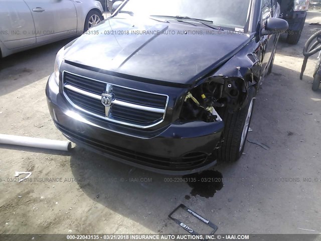 1B3HB48B67D312872 - 2007 DODGE CALIBER SXT BLACK photo 6