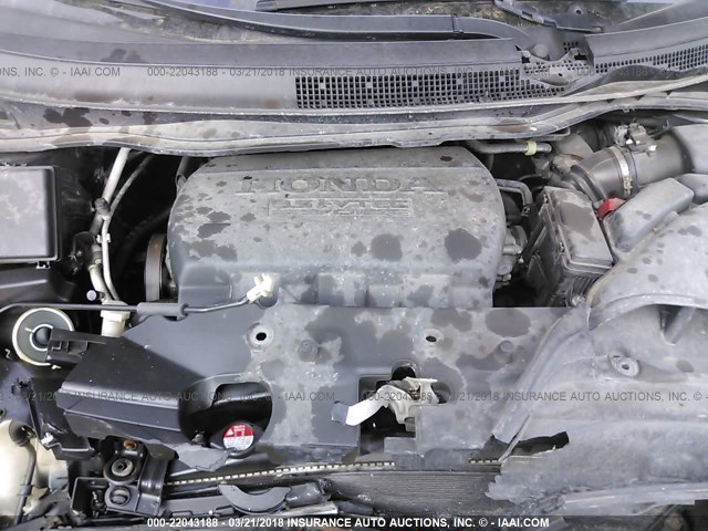 5FNRL5H64BB501286 - 2011 HONDA ODYSSEY EXL შავი ფოტო 10