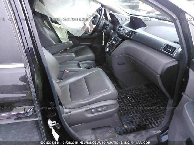 5FNRL5H64BB501286 - 2011 HONDA ODYSSEY EXL შავი ფოტო 5