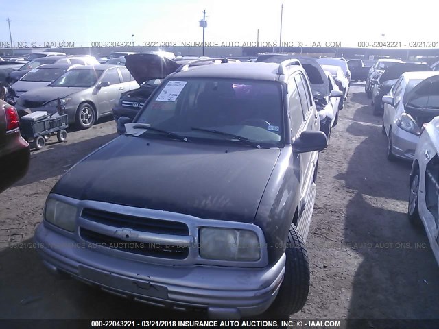 2CNBJ634916913383 - 2001 CHEVROLET TRACKER LT BLACK photo 6