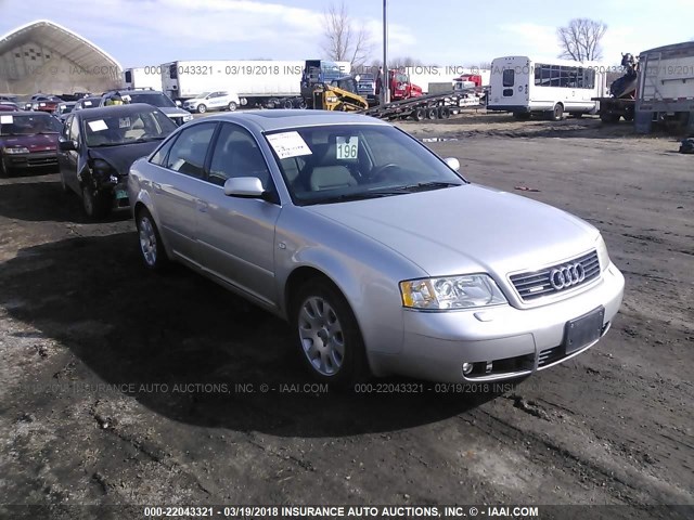 WAUEH64B01N147353 - 2001 AUDI A6 2.8 QUATTRO SILVER photo 1