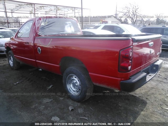 1D7HU16N38J212743 - 2008 DODGE RAM 1500 ST/SLT RED photo 3