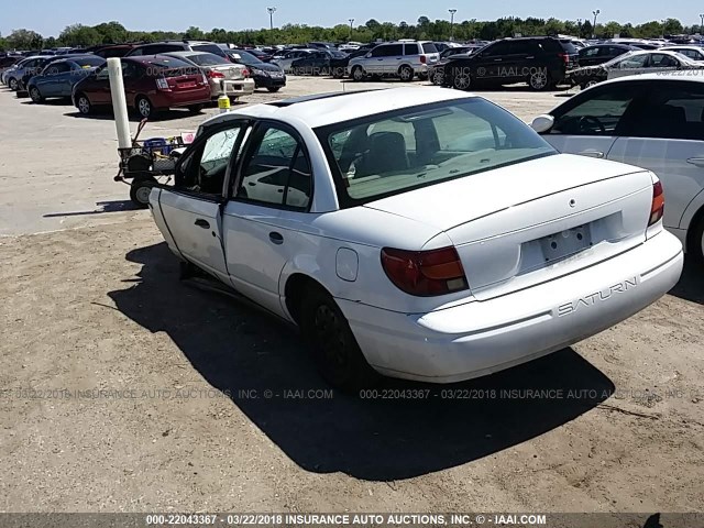 1G8ZH52822Z302527 - 2002 SATURN SL1 WHITE photo 3