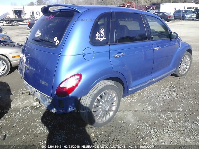 3A8FY58B27T554233 - 2007 CHRYSLER PT CRUISER TOURING BLUE photo 4