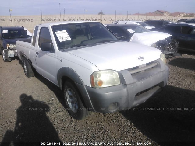1N6DD26S01C381808 - 2001 NISSAN FRONTIER KING CAB XE WHITE photo 1