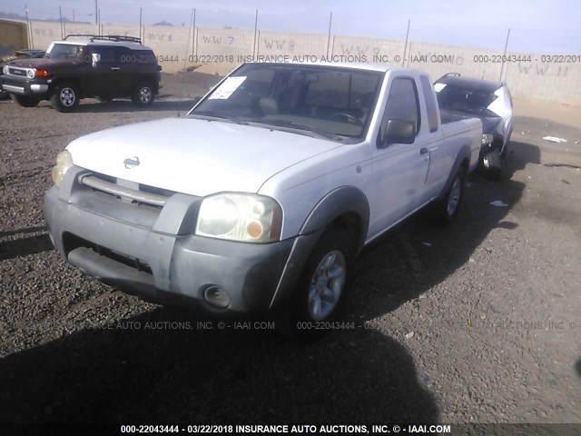1N6DD26S01C381808 - 2001 NISSAN FRONTIER KING CAB XE WHITE photo 2