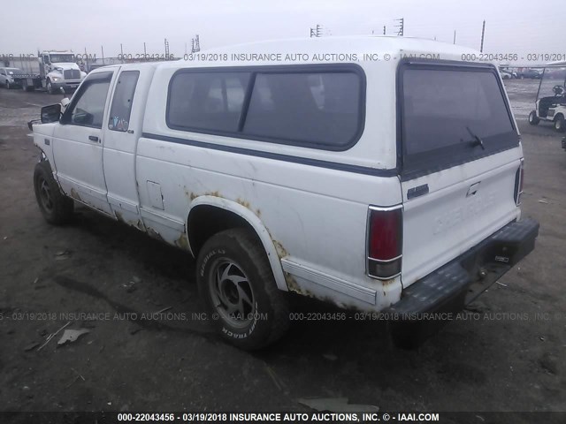 1GCDT19Z1L2150403 - 1990 CHEVROLET S TRUCK S10 WHITE photo 3