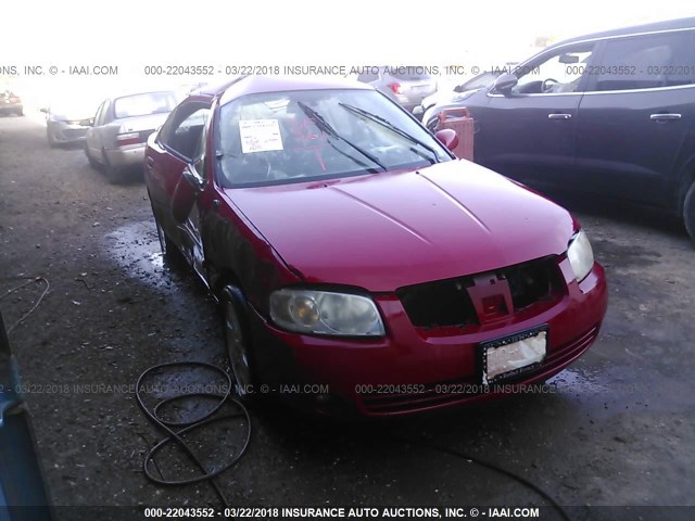 3N1CB51DX6L500557 - 2006 NISSAN SENTRA 1.8/1.8S RED photo 1