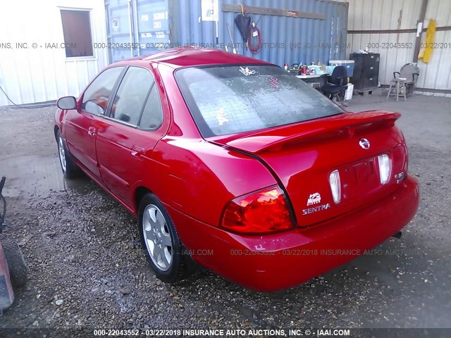 3N1CB51DX6L500557 - 2006 NISSAN SENTRA 1.8/1.8S RED photo 3