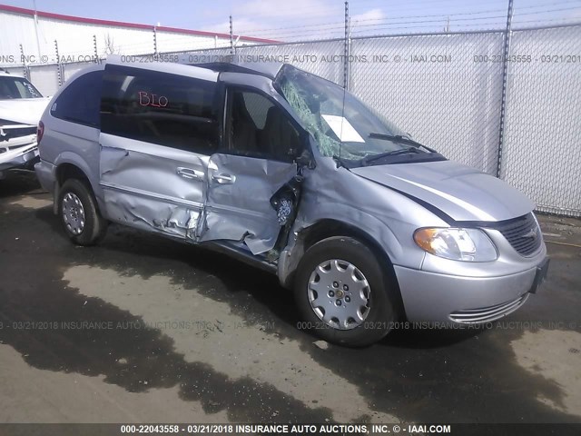 2C4GP44382R757856 - 2002 CHRYSLER TOWN & COUNTRY LX SILVER photo 1