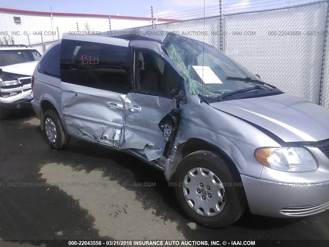 2C4GP44382R757856 - 2002 CHRYSLER TOWN & COUNTRY LX SILVER photo 6
