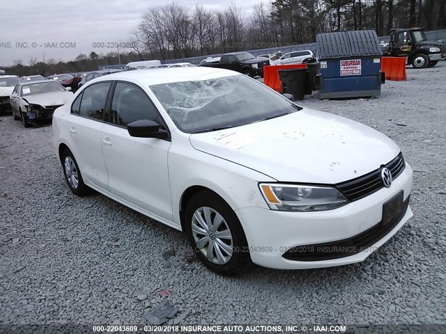 3VW2K7AJ9BM305819 - 2011 VOLKSWAGEN JETTA S 白色 照片 1