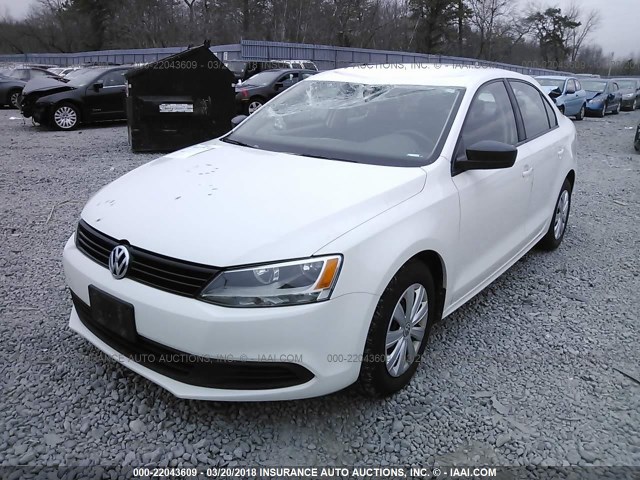 3VW2K7AJ9BM305819 - 2011 VOLKSWAGEN JETTA S 白色 照片 2