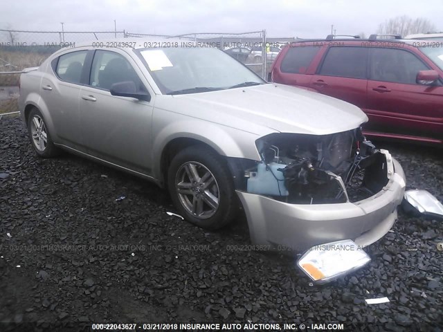 1B3LC56B09N523708 - 2009 DODGE AVENGER SXT/R/T TAN photo 1