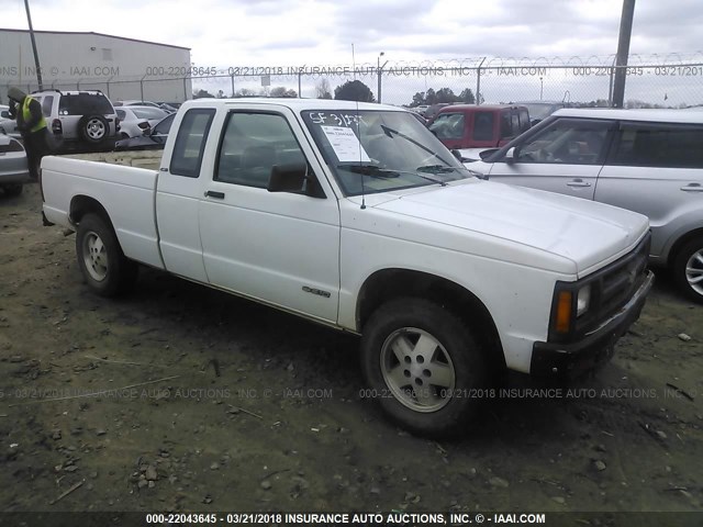 1GCCT19Z4P0171212 - 1993 CHEVROLET S TRUCK S10 WHITE photo 1