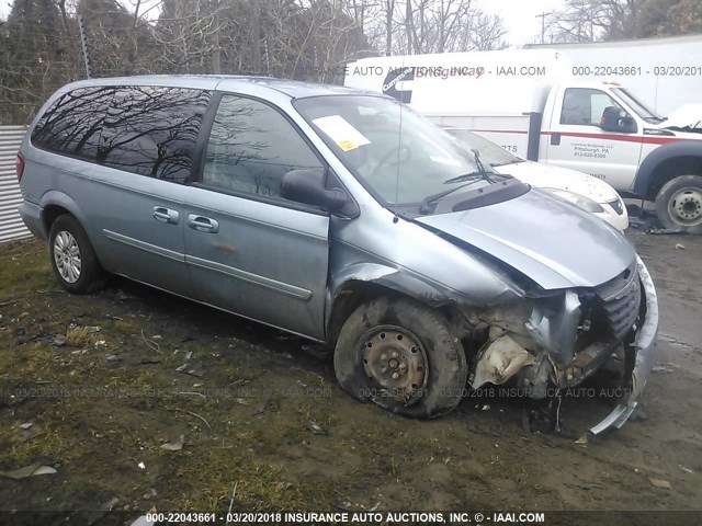 1A4GP44R06B568086 - 2006 CHRYSLER TOWN & COUNTRY LX TEAL photo 1