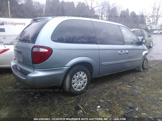 1A4GP44R06B568086 - 2006 CHRYSLER TOWN & COUNTRY LX TEAL photo 4