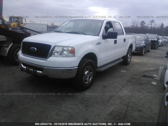 1FTPW14V87FA13000 - 2007 FORD F150 SUPERCREW WHITE photo 2