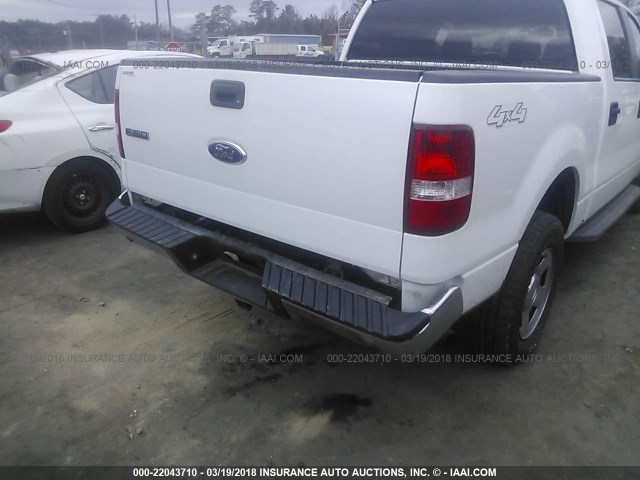 1FTPW14V87FA13000 - 2007 FORD F150 SUPERCREW WHITE photo 6