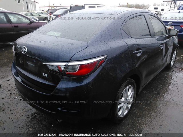 3MYDLBZV8GY133237 - 2016 TOYOTA SCION IA Dark Blue photo 4