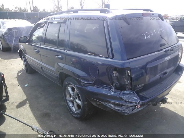 1J8GW58J92C184145 - 2002 JEEP GRAND CHEROKEE LIMITED BLUE photo 6