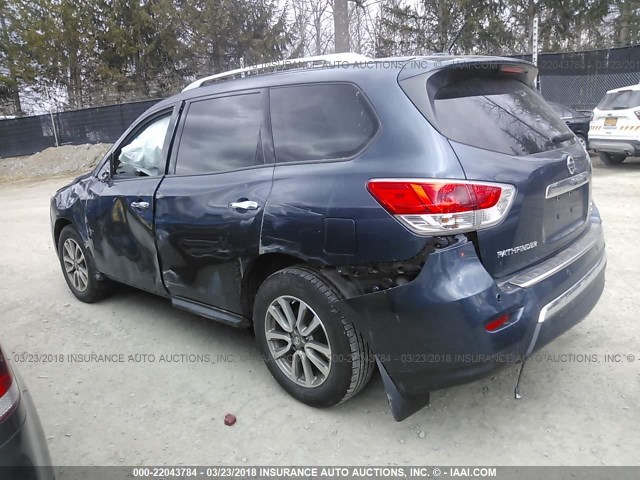 5N1AR2MMXEC680686 - 2014 NISSAN PATHFINDER S/SV/SL/PLATINUM 海军蓝 照片 3