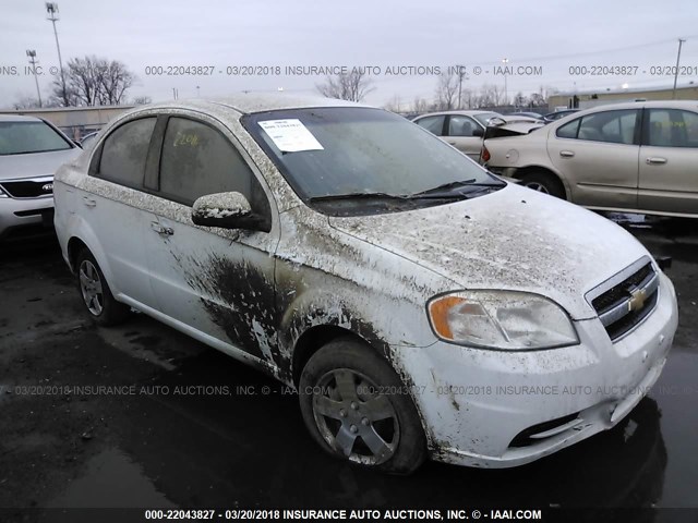 KL1TD5DE5BB233391 - 2011 CHEVROLET AVEO LS/LT 白色 照片 1