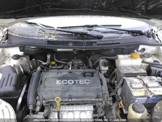 KL1TD5DE5BB233391 - 2011 CHEVROLET AVEO LS/LT 白色 照片 10